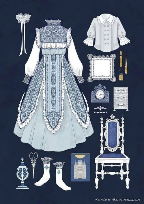 四十組巴洛克風格復古服飾素材 華麗與戲劇的視覺盛宴